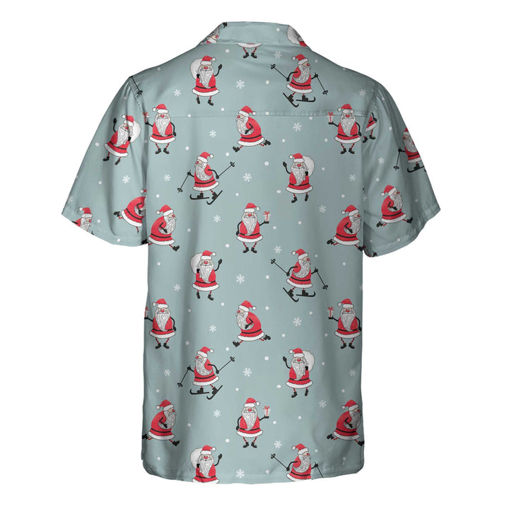 Drune | Lustiges Santa Claus Weihnachtshemd für Männer, Santa Claus Hawaiian Shirt