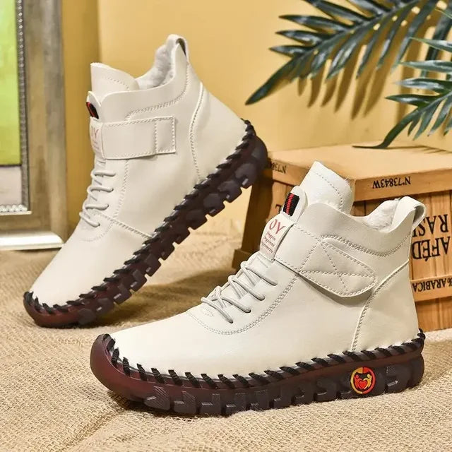 Drune | Halbhohe Lederschuhe für Damen