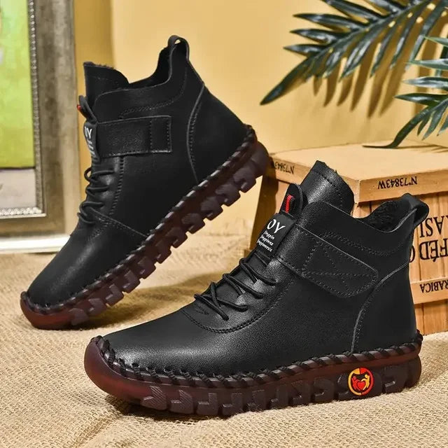Drune | Halbhohe Lederschuhe für Damen