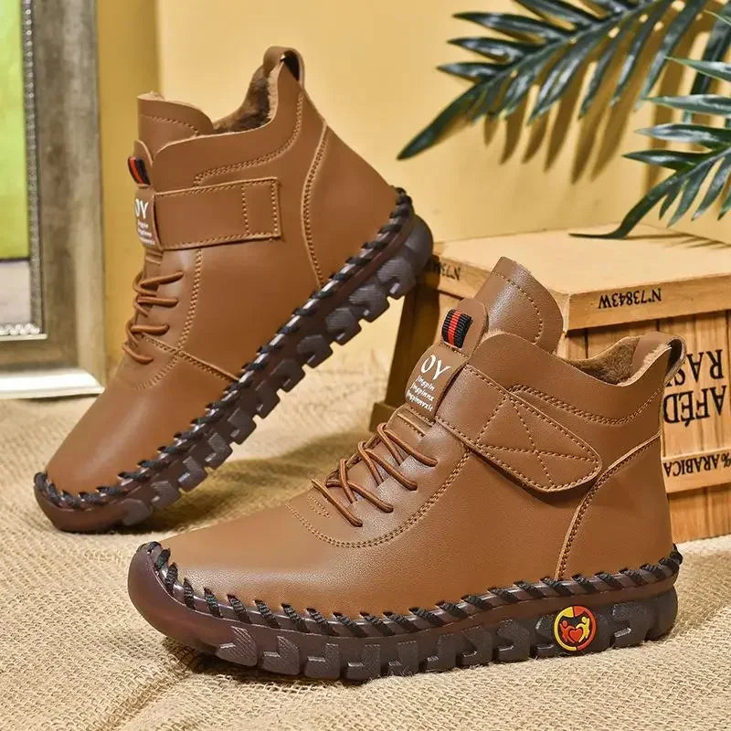 Drune | Halbhohe Lederschuhe für Damen