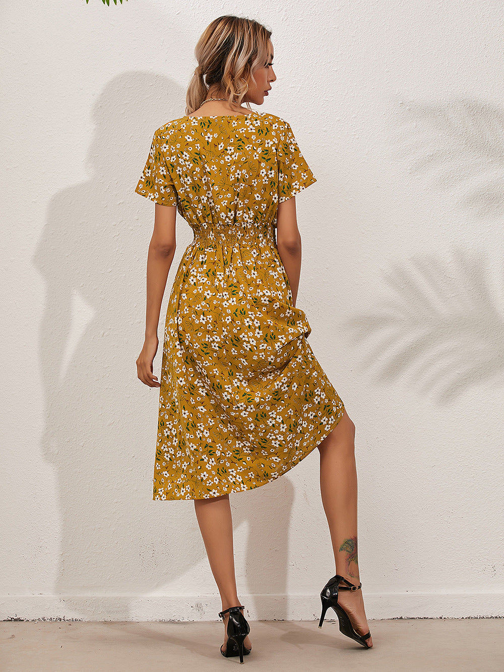 Drune | Floral Elegante Sommerkleider Damen