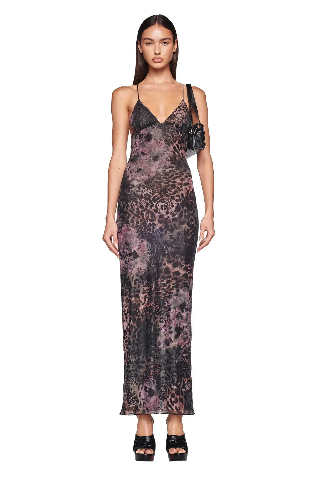 Drune | Maxi-Kleid mit Blumenmuster für Damen