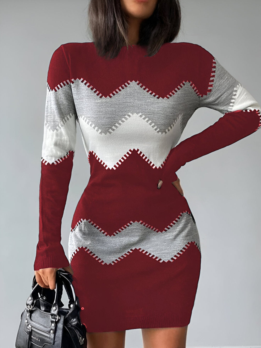 Drune | gestricktes Bodycon-Minikleid Für Frauen