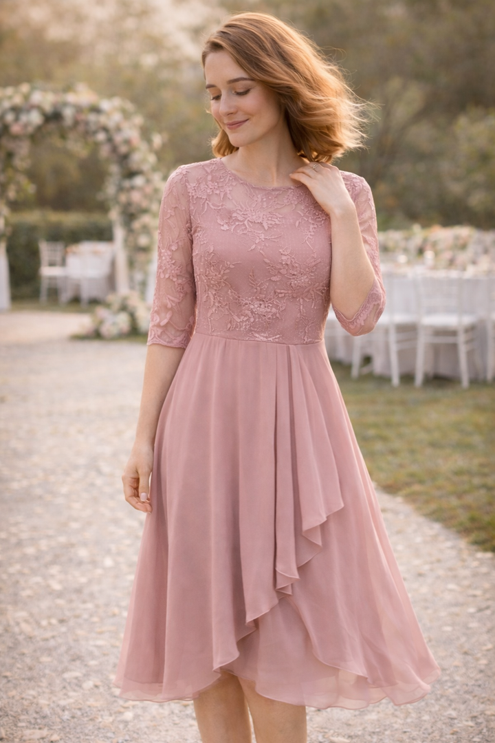 Drune langes kleid elegant locker fallend bequem