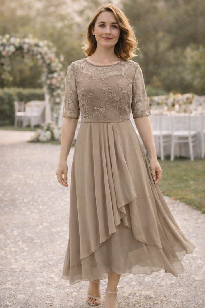 Drune langes kleid elegant locker fallend bequem