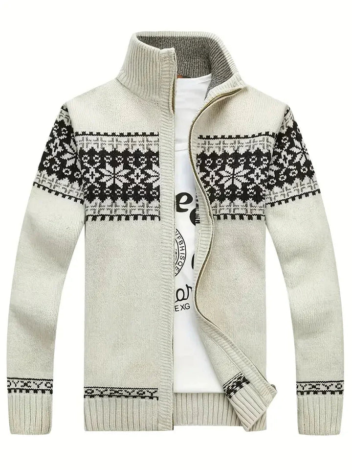 Drune | Hohem Kragen Jacke mit Reißverschluss Herrenbekleidung