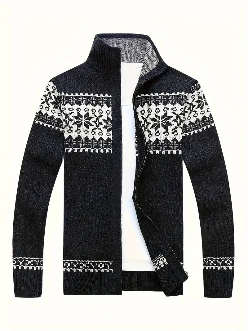 Drune | Hohem Kragen Jacke mit Reißverschluss Herrenbekleidung