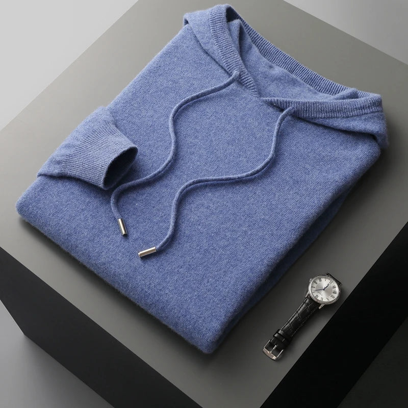 Drune | Kapuzenpullover Wolle Weites Modell Kapuzenpullover Pullover