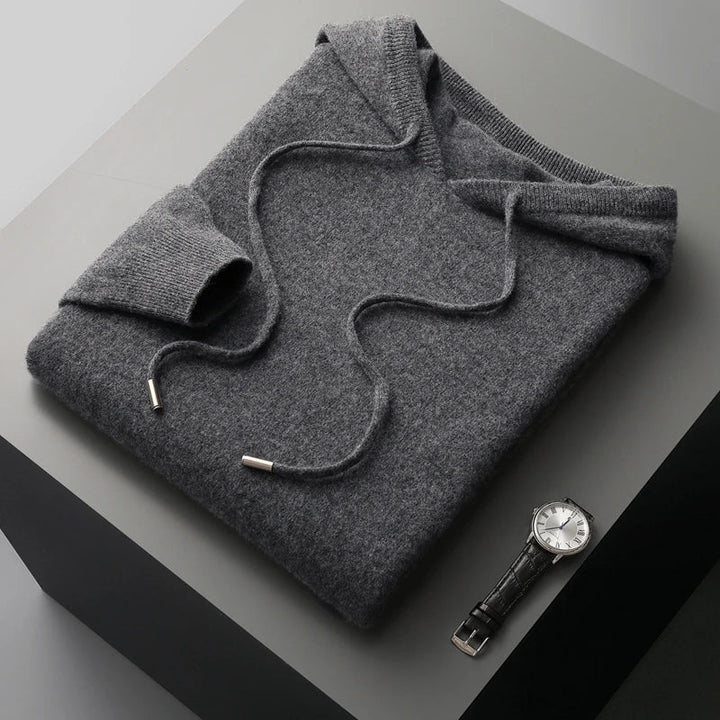 Drune | Kapuzenpullover Wolle Weites Modell Kapuzenpullover Pullover