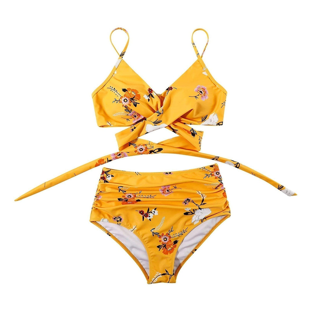 Drune | Buntes High-Waist-Biki für Damen
