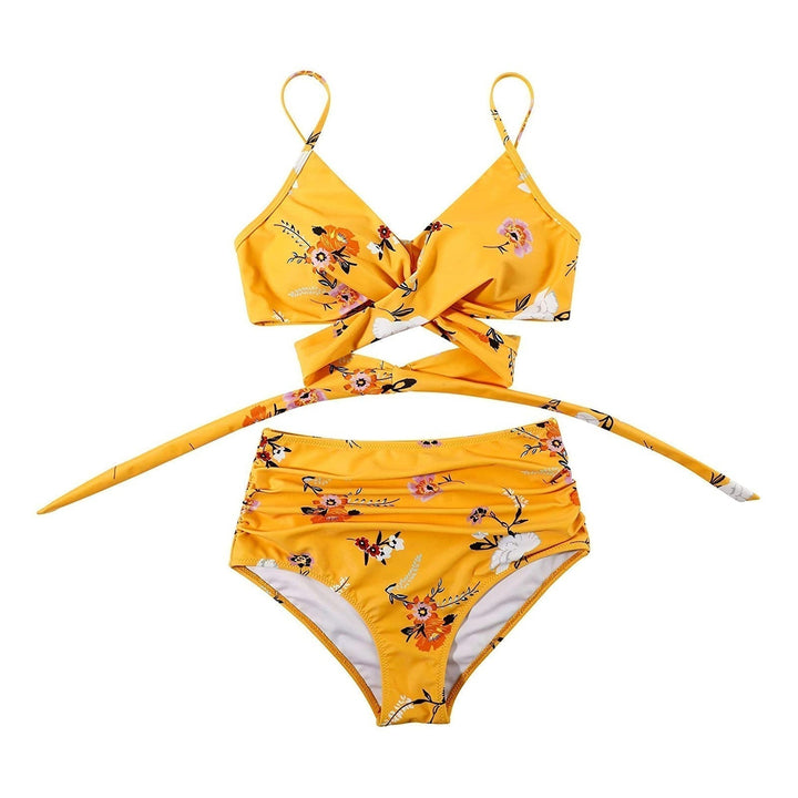 Drune | Buntes High-Waist-Biki für Damen