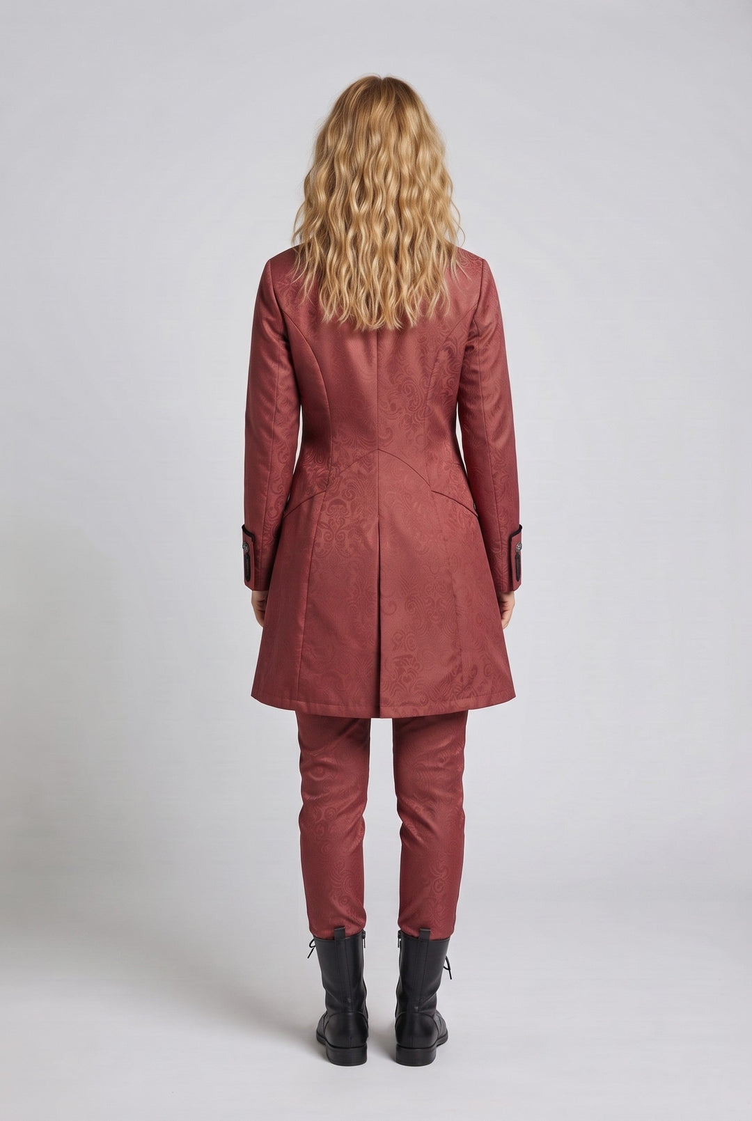 Damen stilvolles, elegantes Weste mit luxuriösen Verzierungen und asymmetrischem Schnitt Drune
