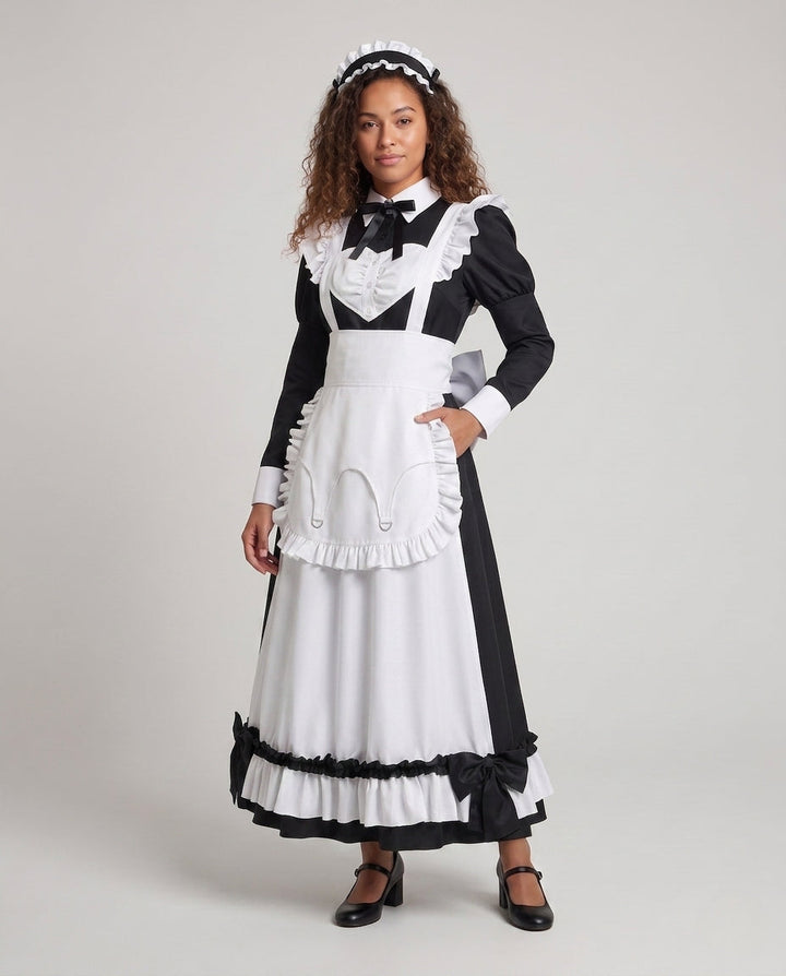 Damen Elegantes Kostümkleid mit Spitzen- und Rüschendetails Drune