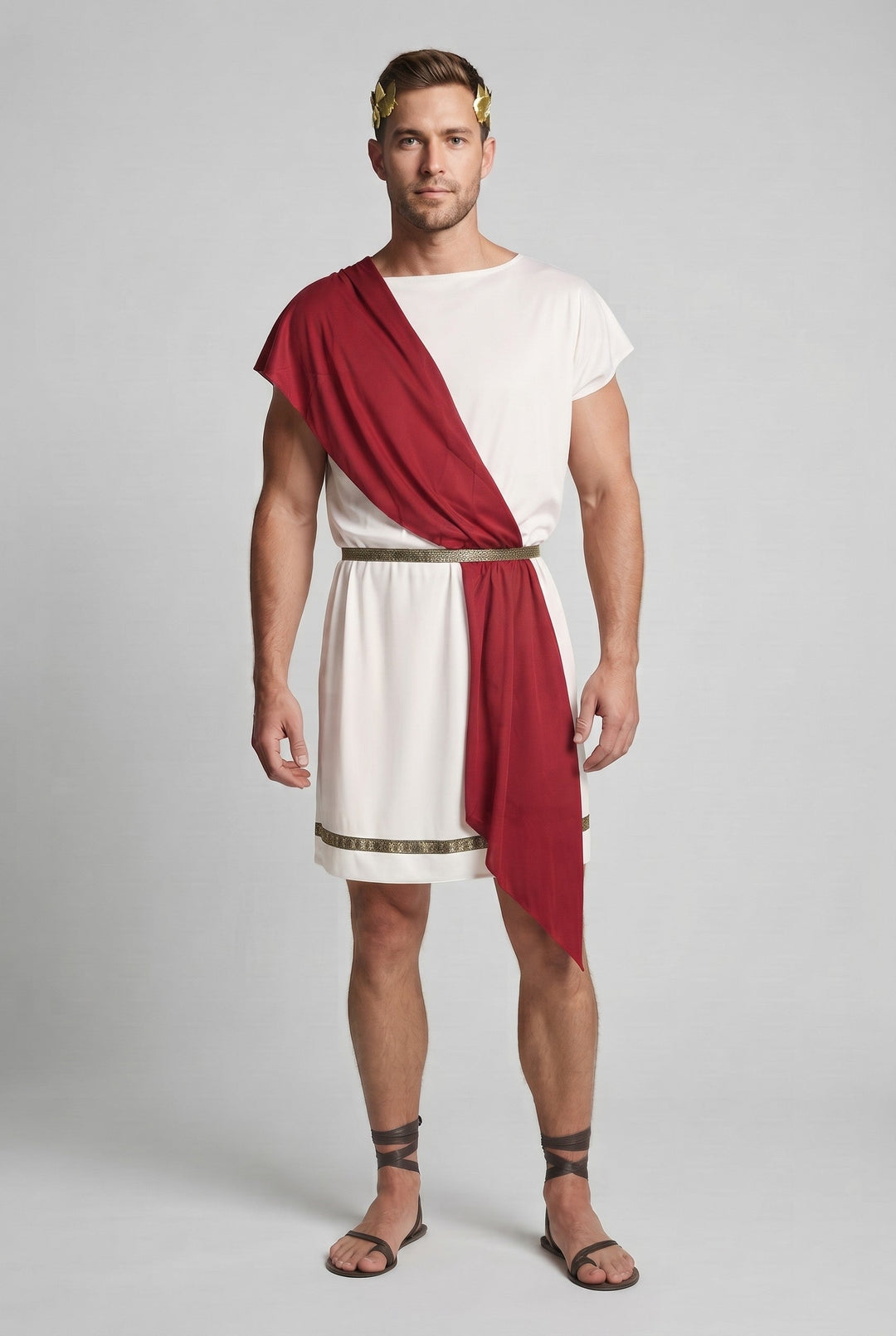 Herren Antikes Gladiatoren Kostüm Drune