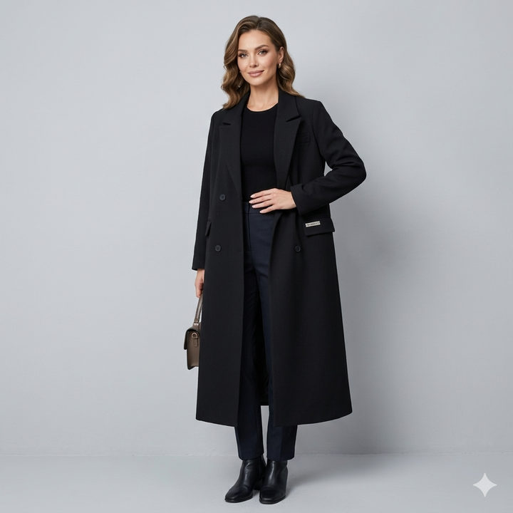 Drune | Langer Trenchcoat Mantel