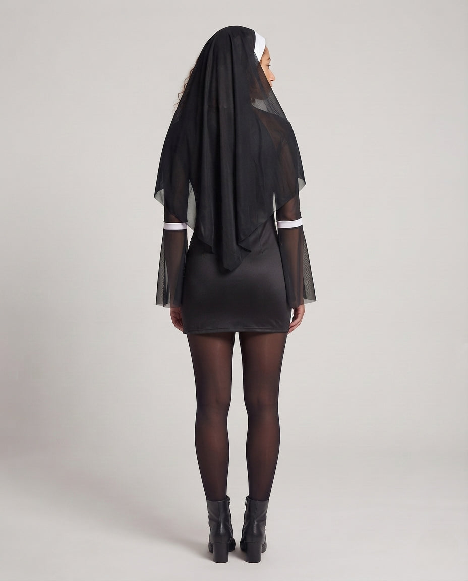 Damen Sexy Nonnenkostüm Drune