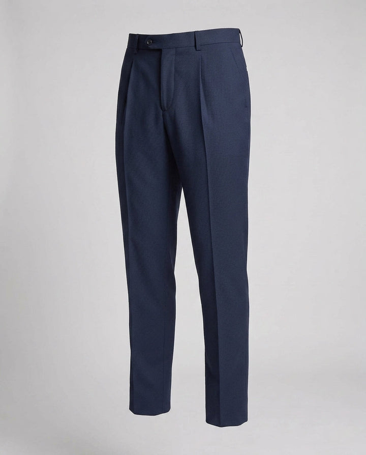 Herren elegante Anzughose mit feinem Schnitt Drune