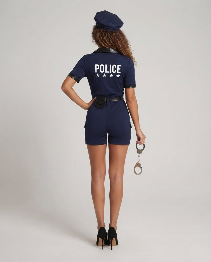 Damen Polizei Overall Drune