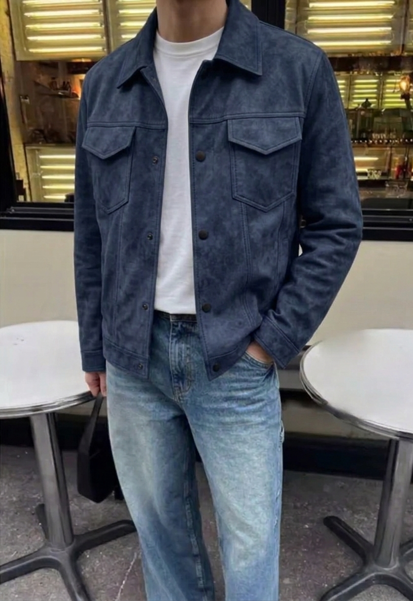Drune | Vintage-Wildlederjacke