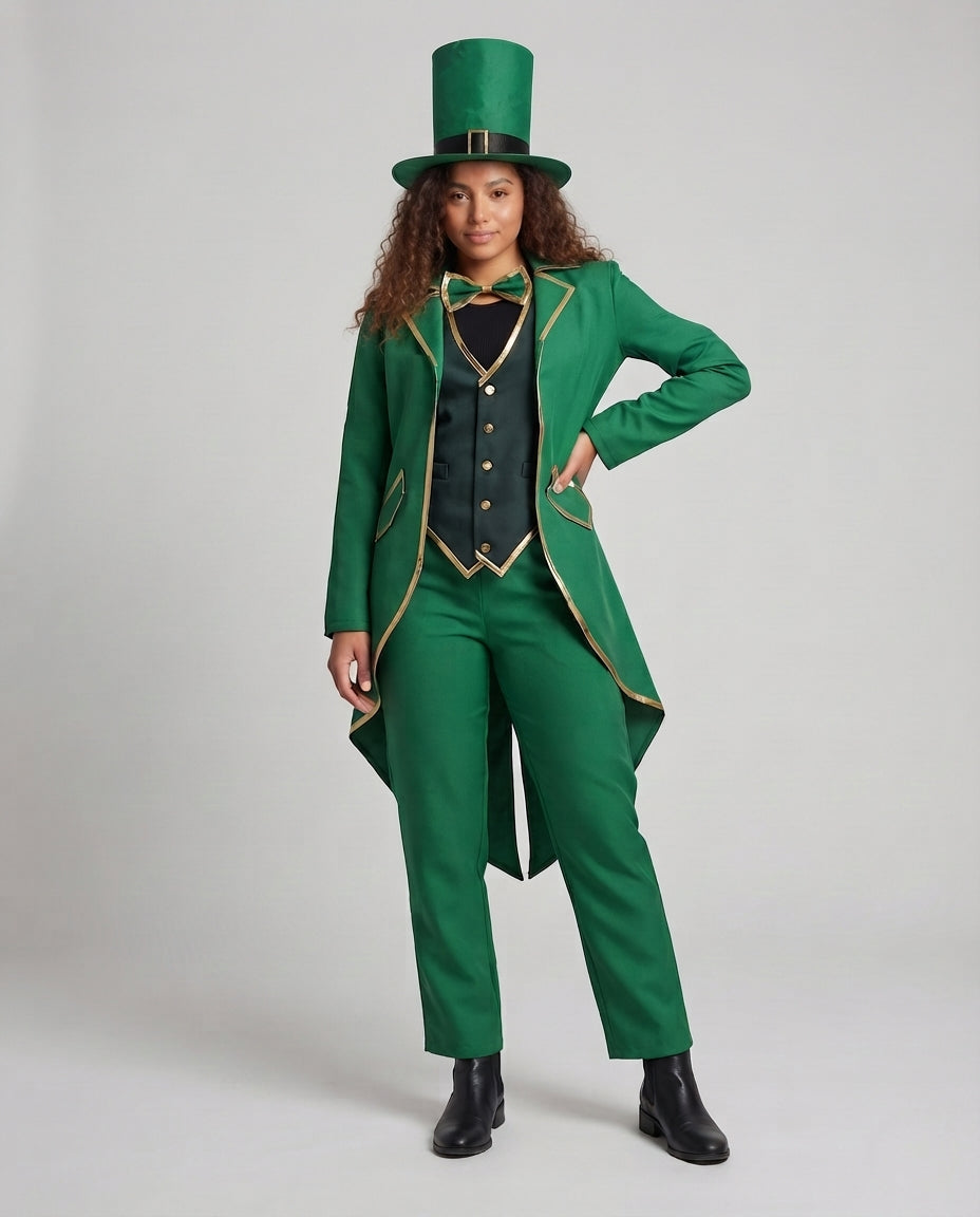 Damen eleganter Leprechaun Anzug Drune