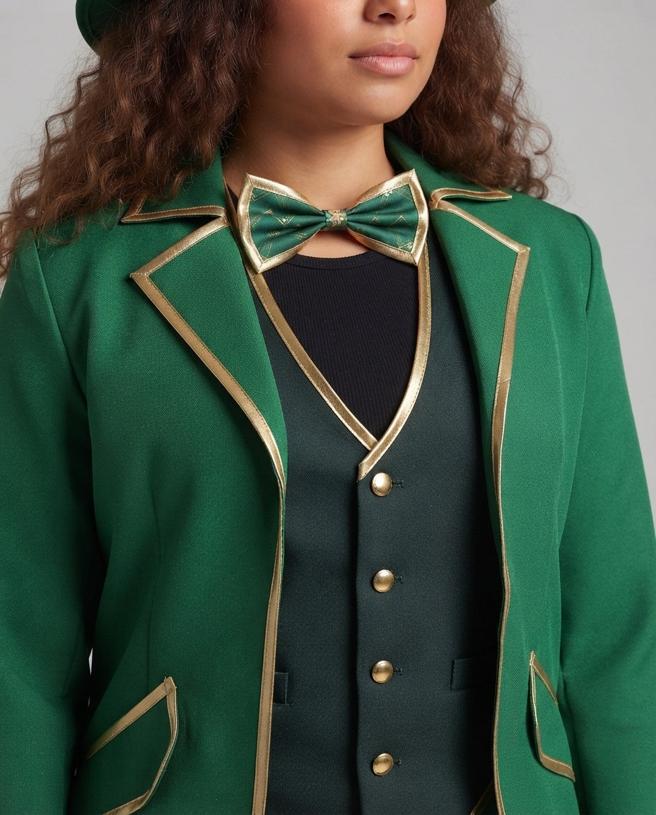 Damen eleganter Leprechaun Anzug Drune