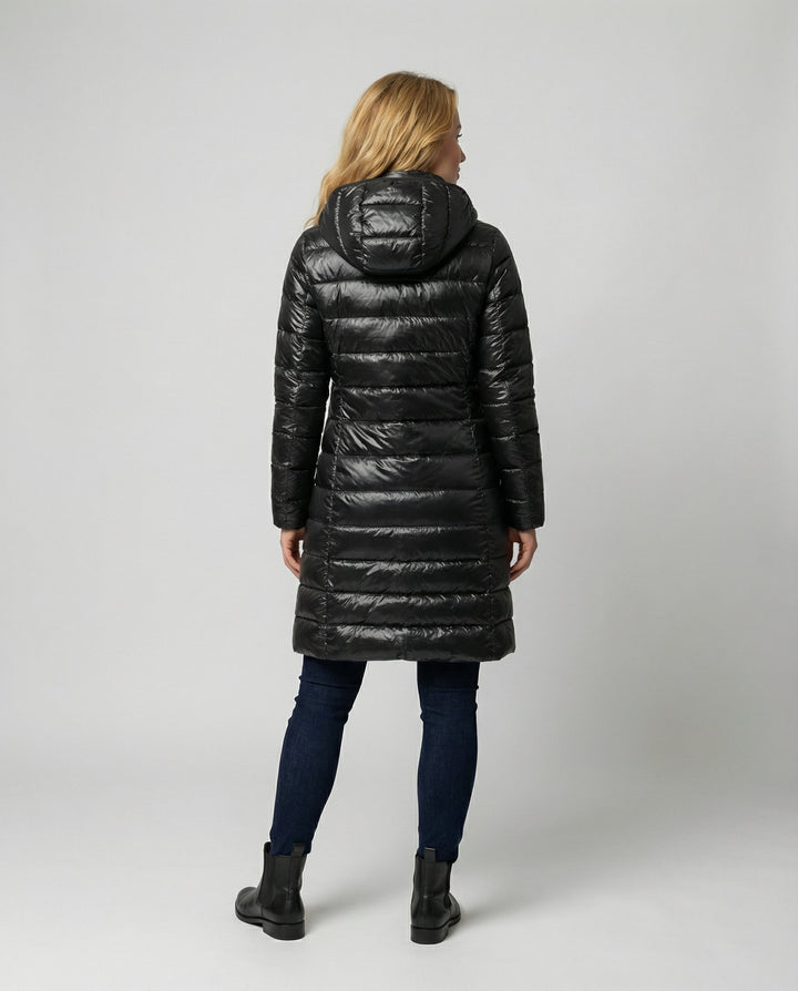 Damen Ultraleichte Daunenjacke mit Kapuze | Drune
