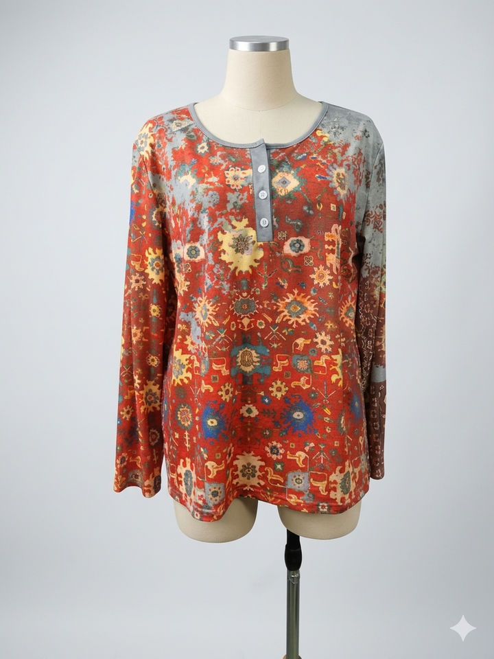 Drune | Elegante Pullover mit Aztekenmuster