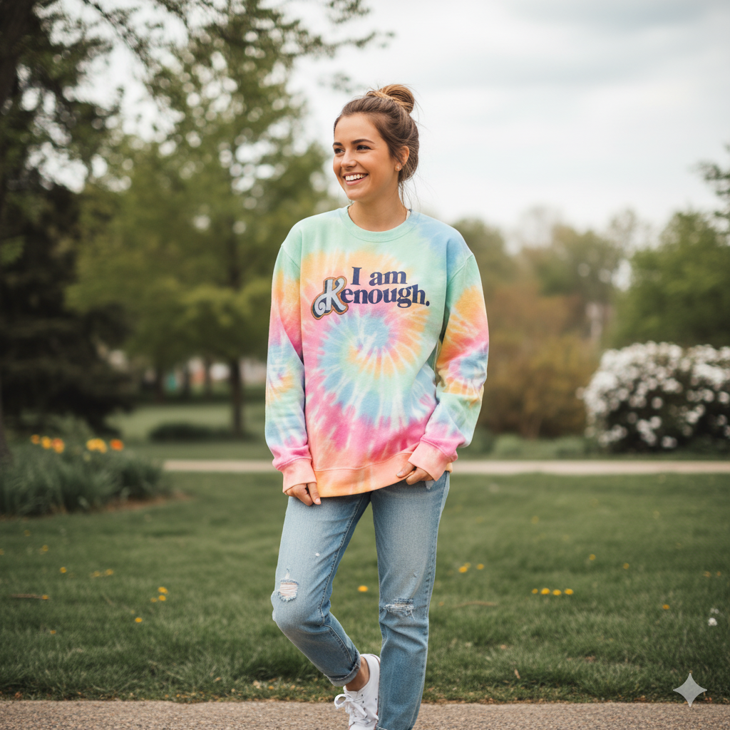 Damen-Tie-Dye-Jacke mit modernem Farbverlauf Drune