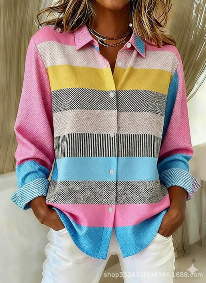 Drune | Sweatshirt mit Karo Patchwork