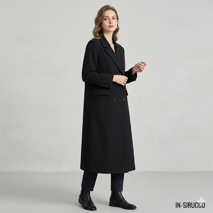 Drune | Langer Trenchcoat Mantel