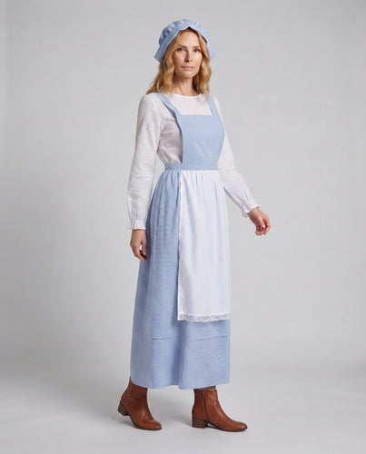 Damen traditionelles Landhauskostüm mit festlicher Schürze und Häubchen Drune