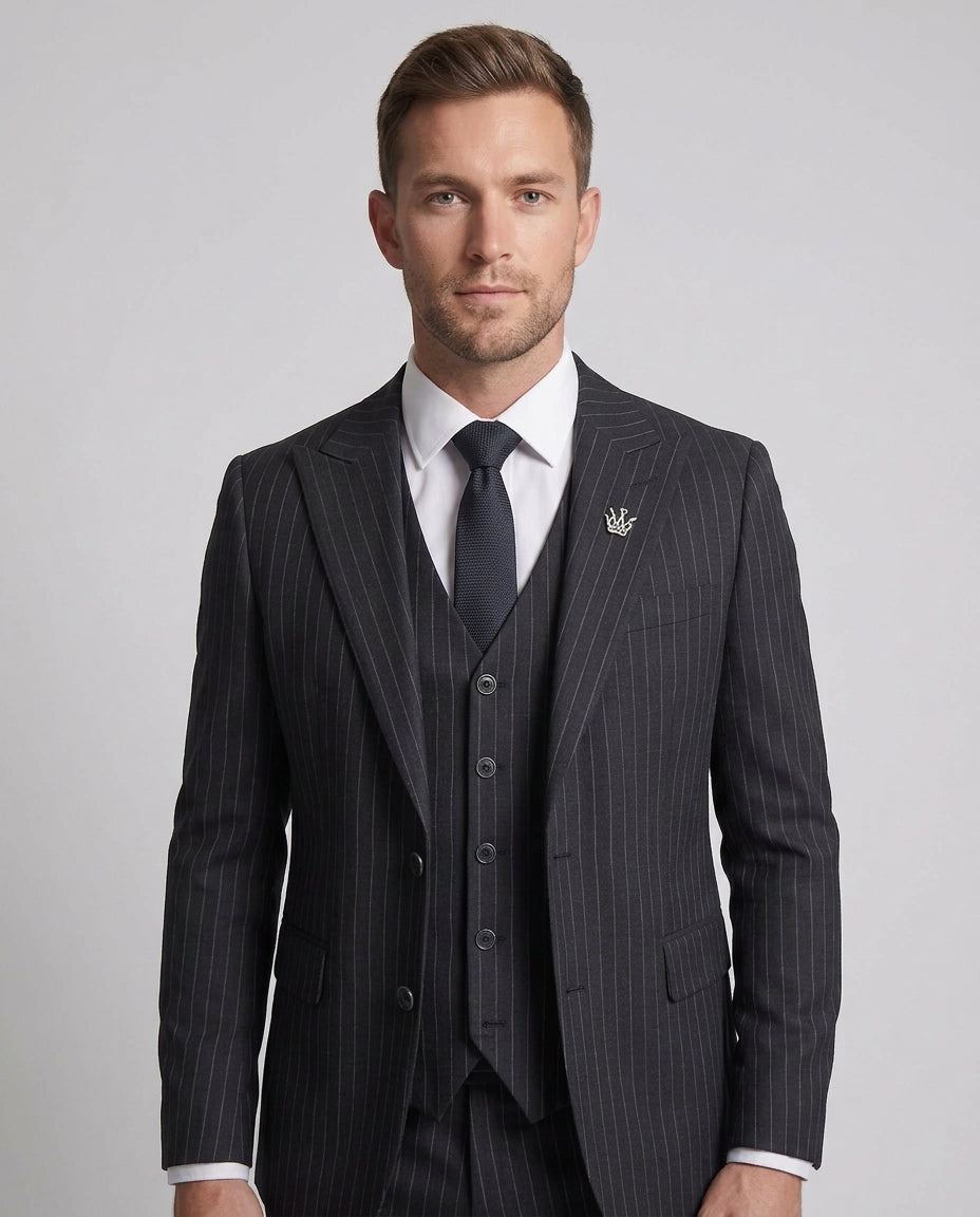 Eleganter und stilvoller Anzugjacke für Herren mit passender Hose Drune