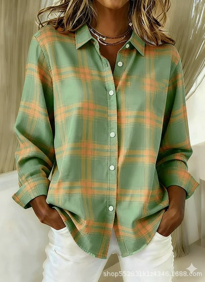Drune | Sweatshirt mit Karo Patchwork