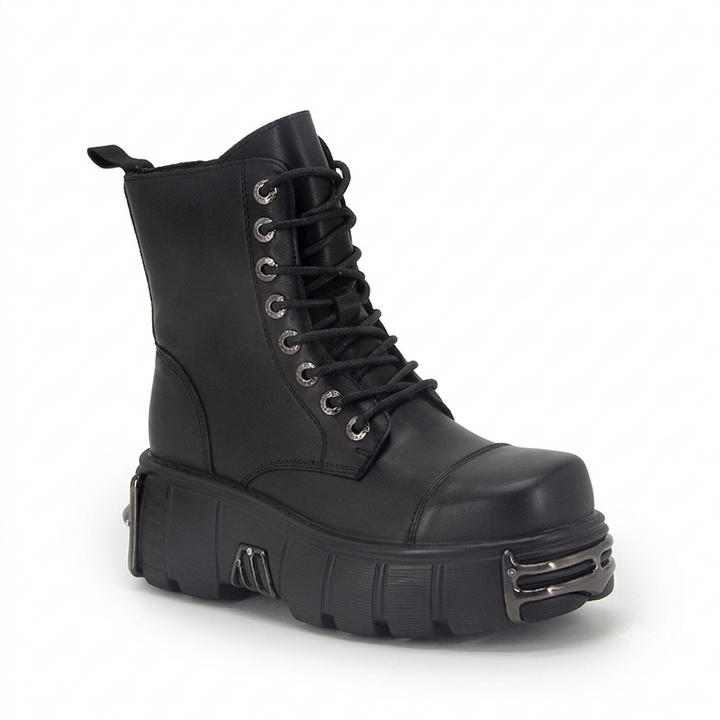 Drune | Damen Stiefeletten Damen Motorradstiefel