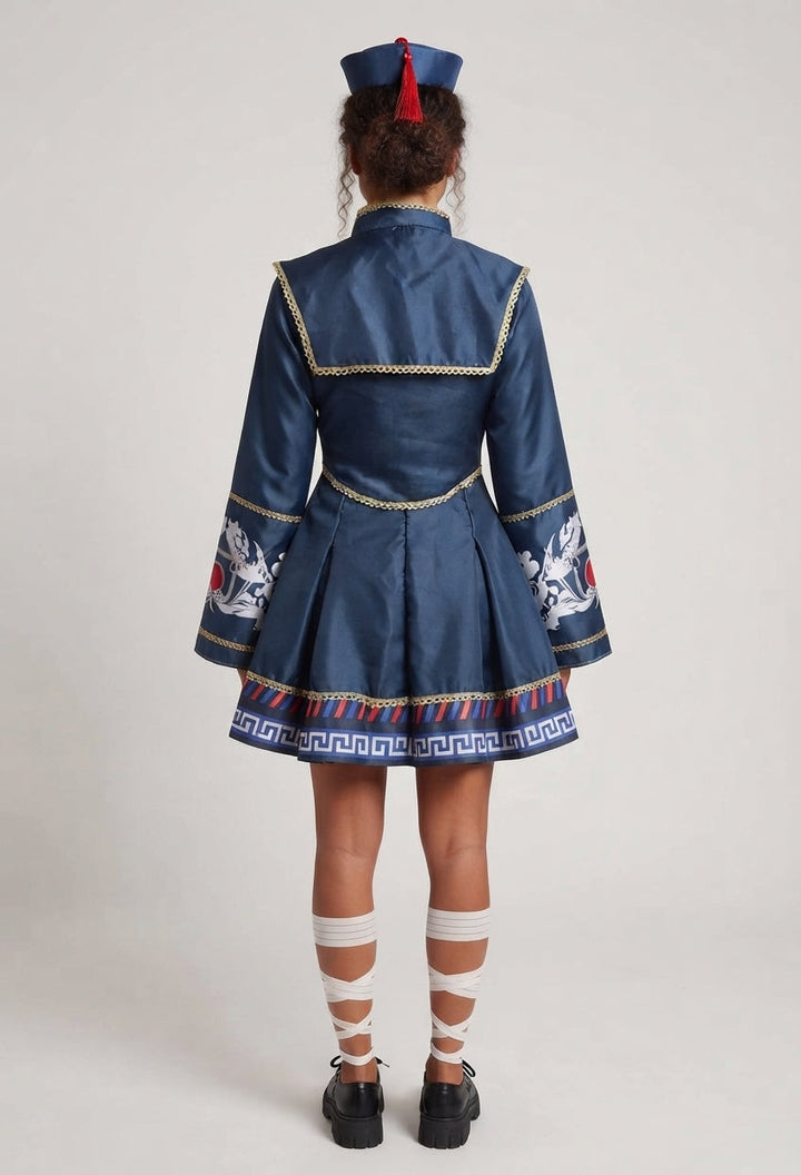 Damen Kostüm im traditionellen asiatischen Stil Drune