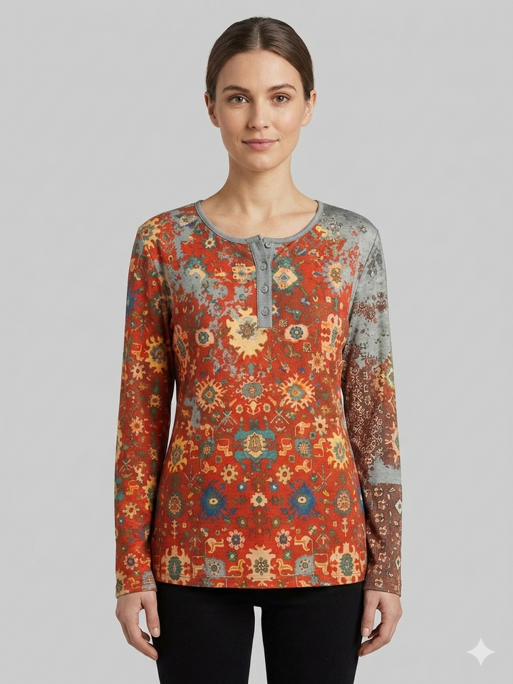 Drune | Elegante Pullover mit Aztekenmuster