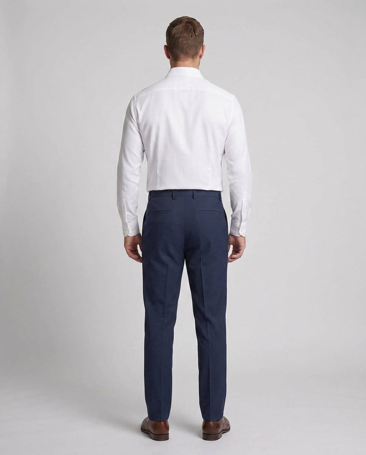 Herren elegante Anzughose mit feinem Schnitt Drune