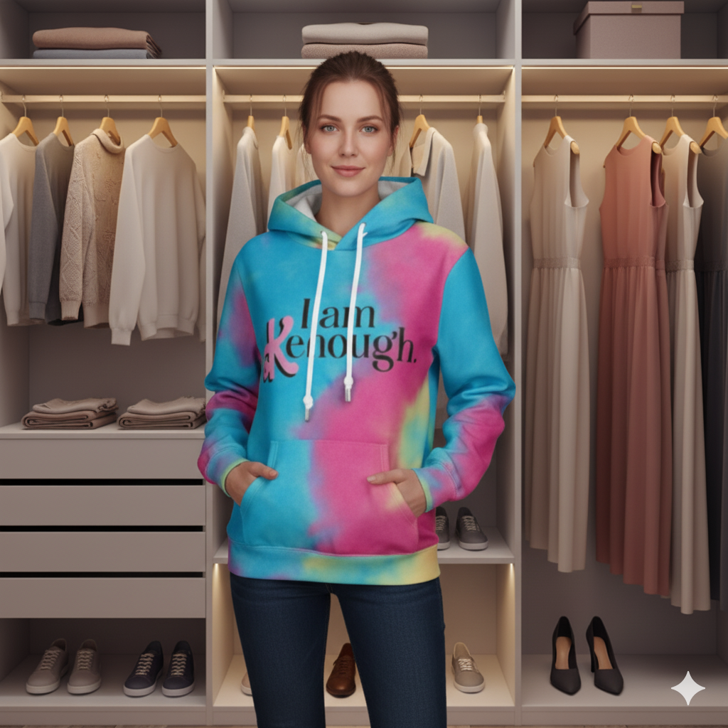 Damen-Tie-Dye-Jacke mit modernem Farbverlauf Drune