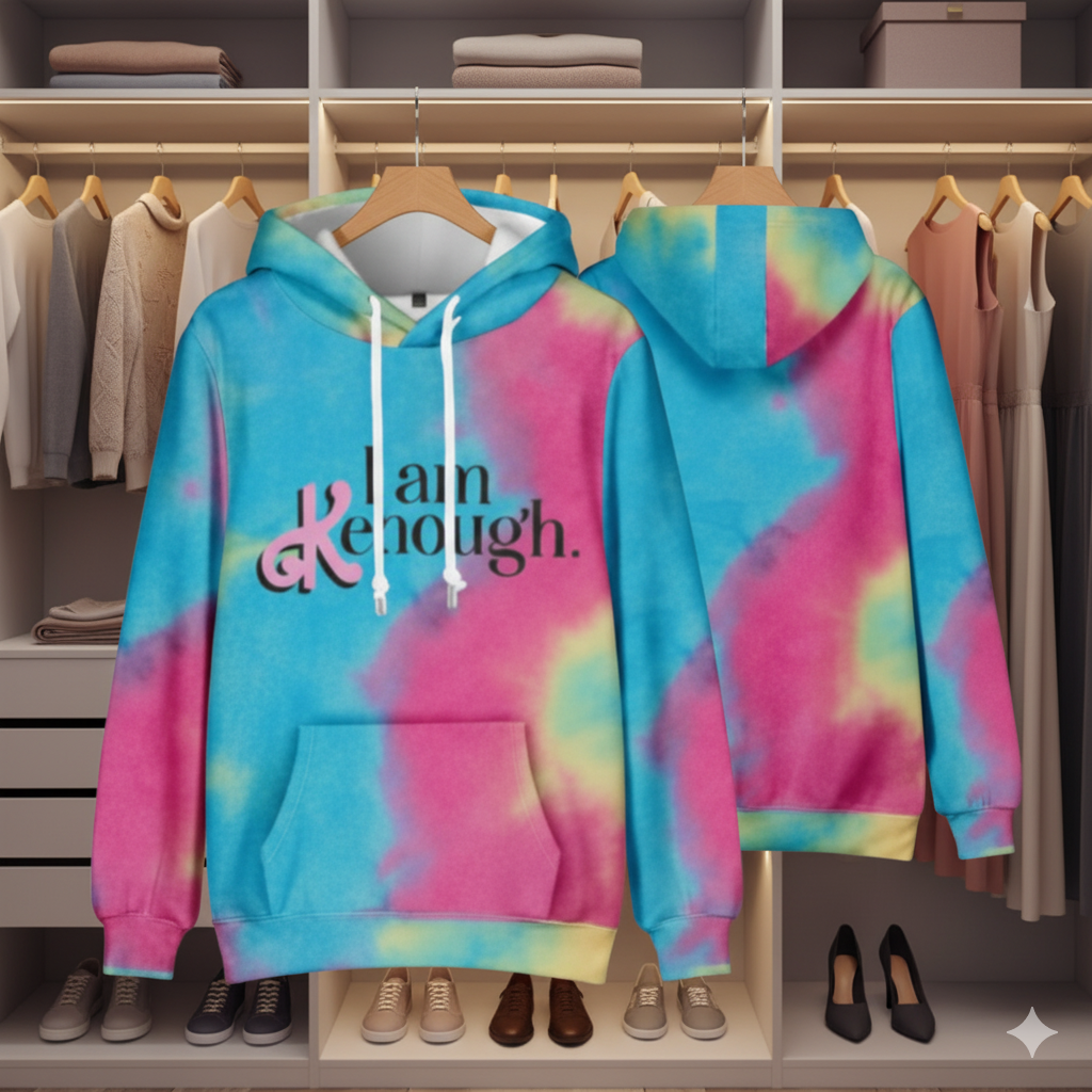 Damen-Tie-Dye-Jacke mit modernem Farbverlauf Drune