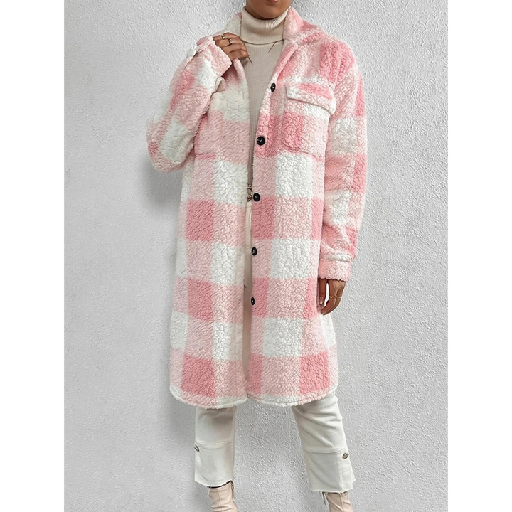 Drune | Warme karierte Fleecejacke