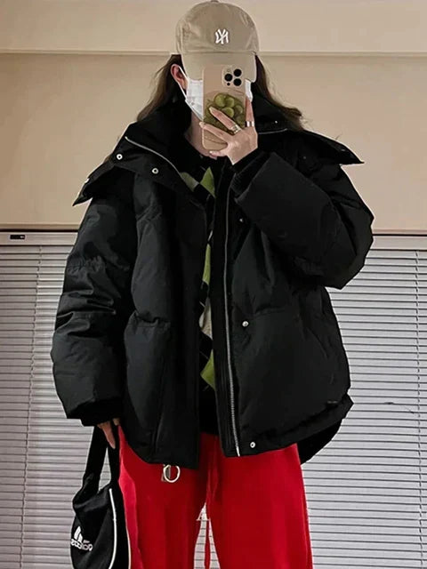 Drune | Warmen gefütterte Winter-Parka-Jacke mit Kapuze