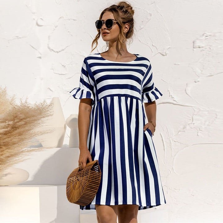 Drune | Gestreiftes Kleid für Damen