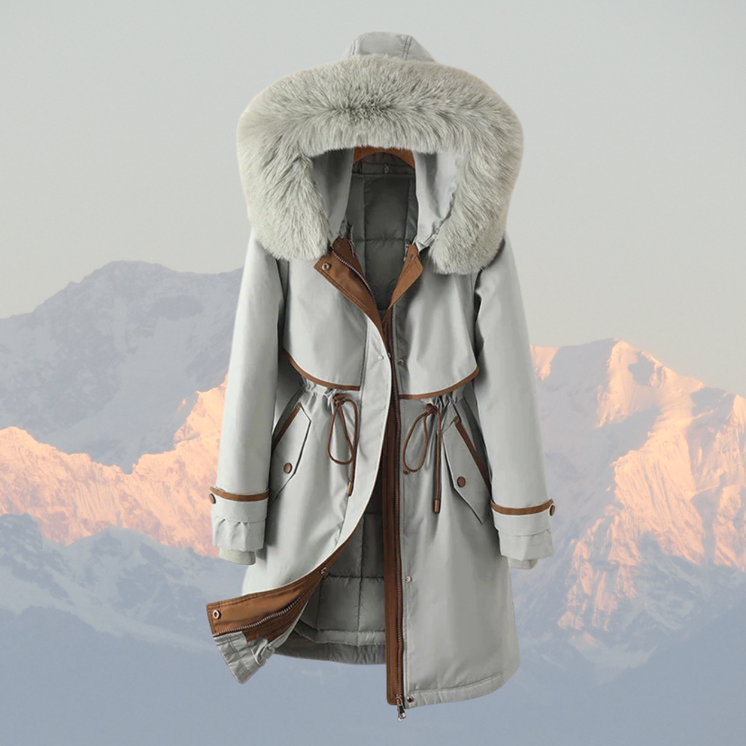 Drune | Parka-Jacke mit gestepptem Innenfutter