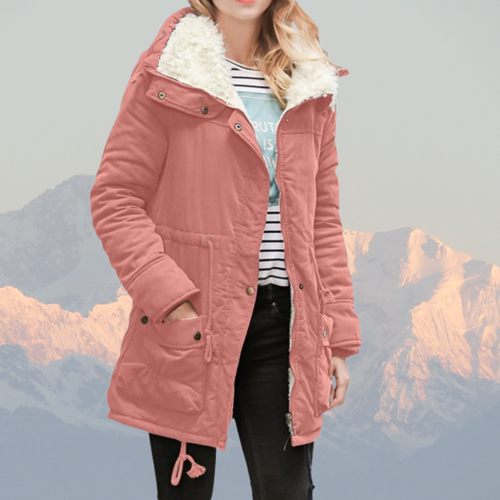 Drune | Parka-Jacke Wasserabweisend Plüschgefüttert Mit Kapuze Verstellbare Taille Mittellang