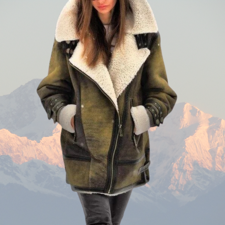 Drune | Shearling Fliegerjacke