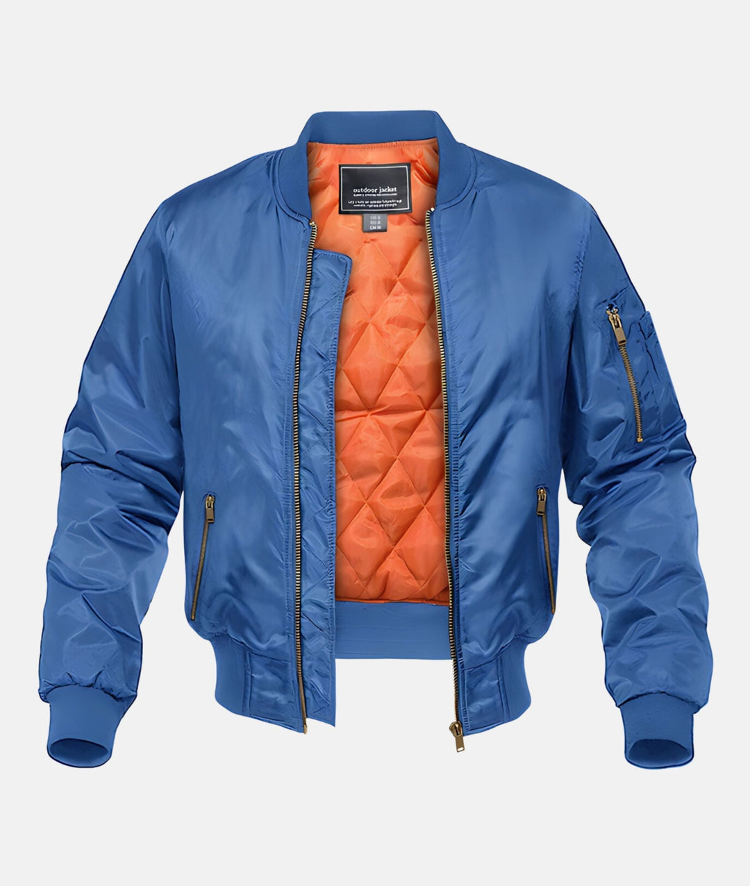 Drune | Bomberjacke Herren mit Rippenkragen - Lässige Bomberjacken Herren