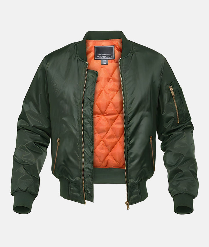 Drune | Bomberjacke Herren mit Rippenkragen - Lässige Bomberjacken Herren