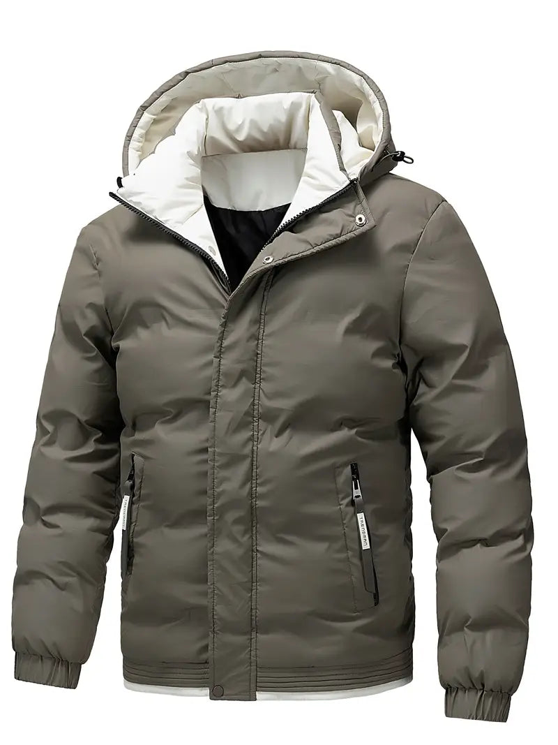 Drune | Jacke mit Kapuze Pufferjackejacke für Herren