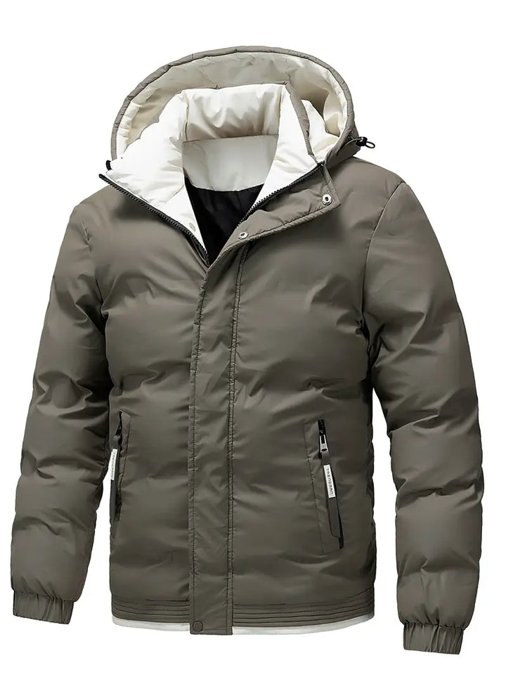 Drune | Jacke mit Kapuze Pufferjackejacke für Herren
