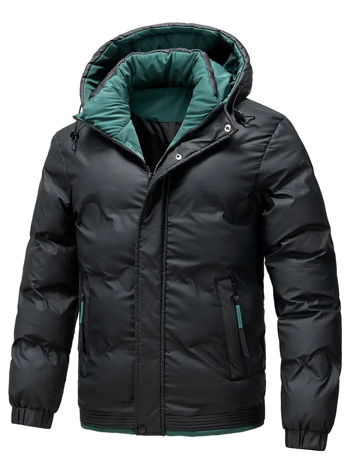 Drune | Jacke mit Kapuze Pufferjackejacke für Herren